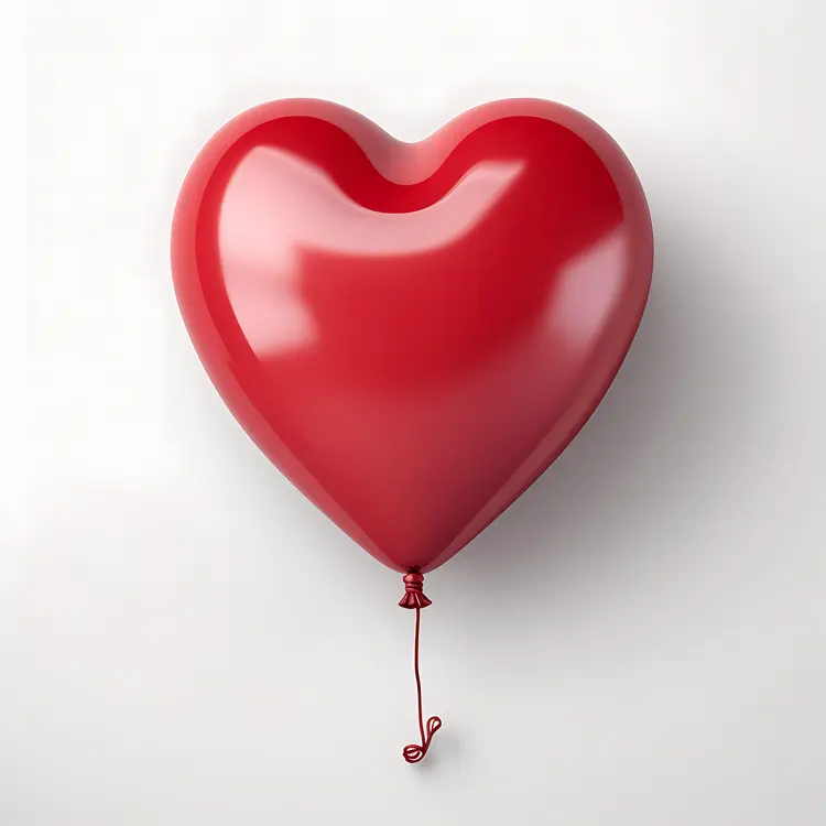 Red Heart Balloon
