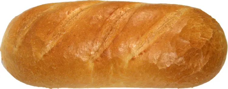 Freshly Baked Plain Bread Loaf
