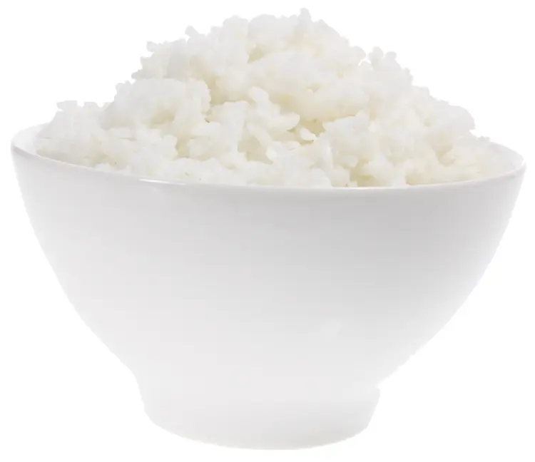 Bowl of Steamed White Rice