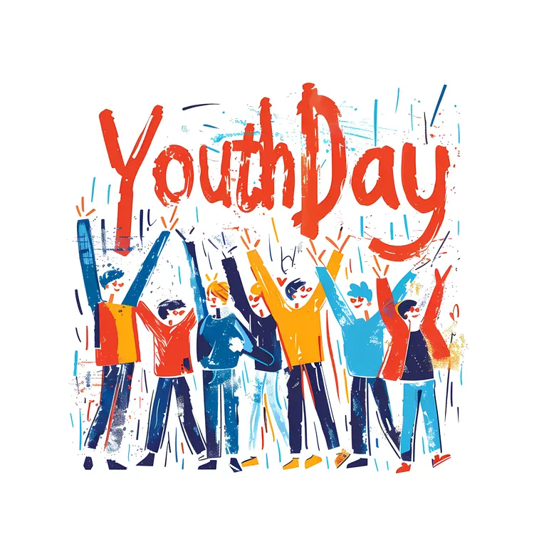 Youth Day Festive Illustration