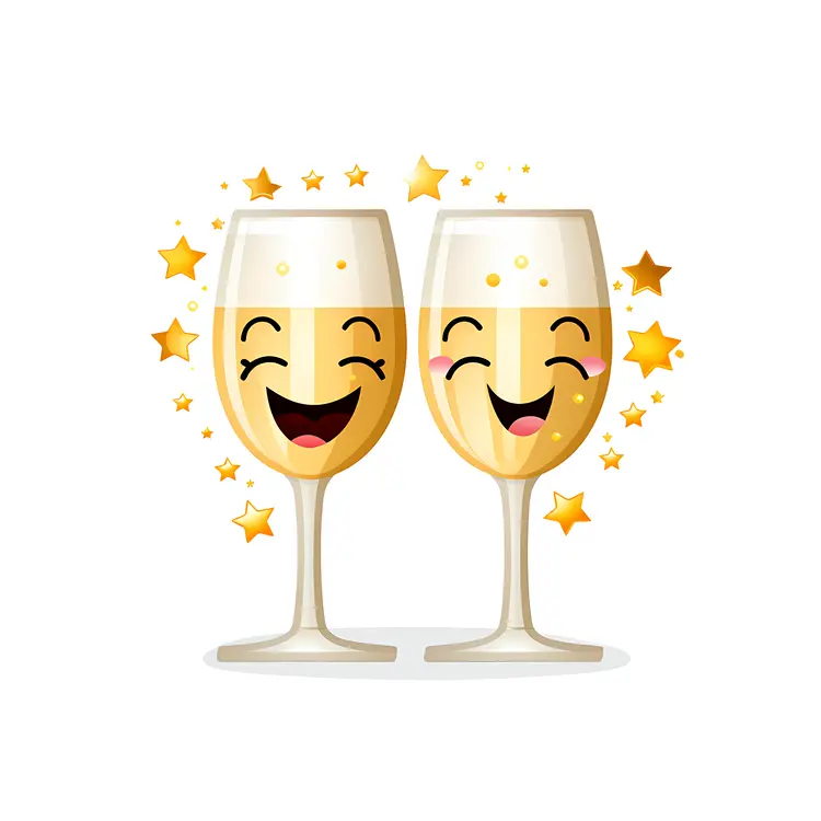 Celebratory Champagne Glasses