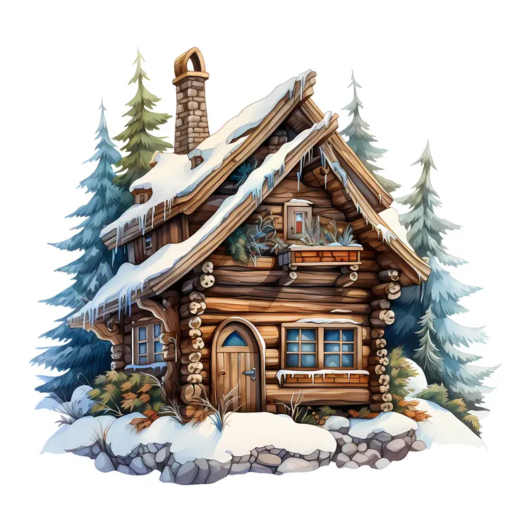 Small cute doodle house