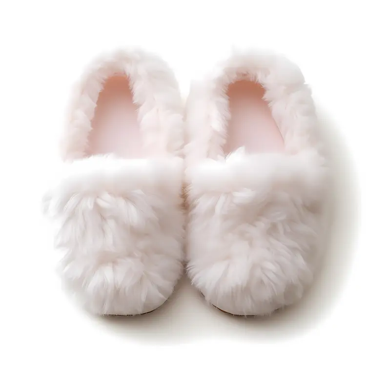 Fluffy Pink Slippers for Cozy Comfort