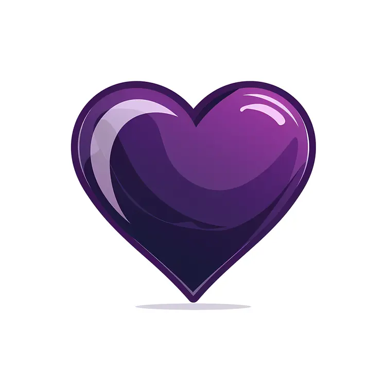 Purple Heart Symbol of Love