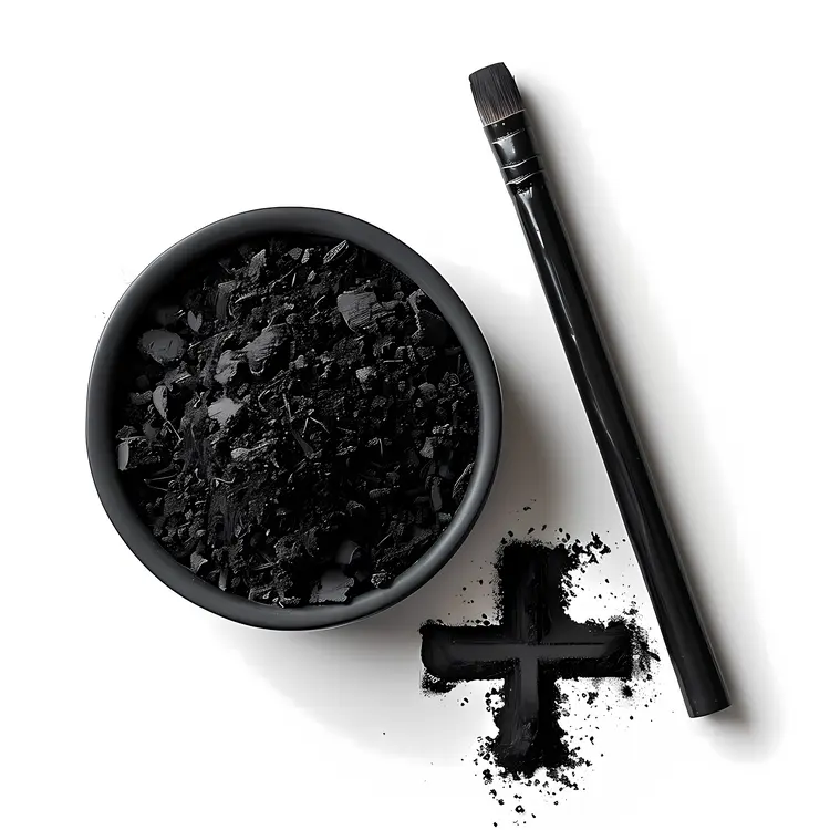 Charcoal and Brush for Drawing
