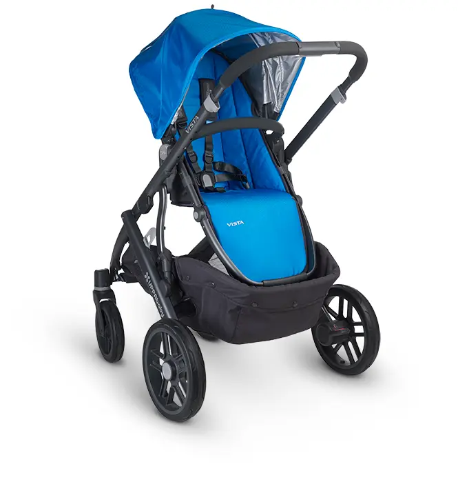 Blue Baby Stroller