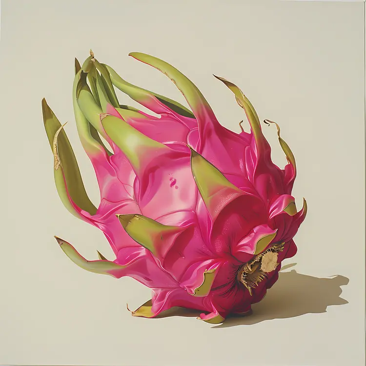 Vibrant Pink Dragon Fruit