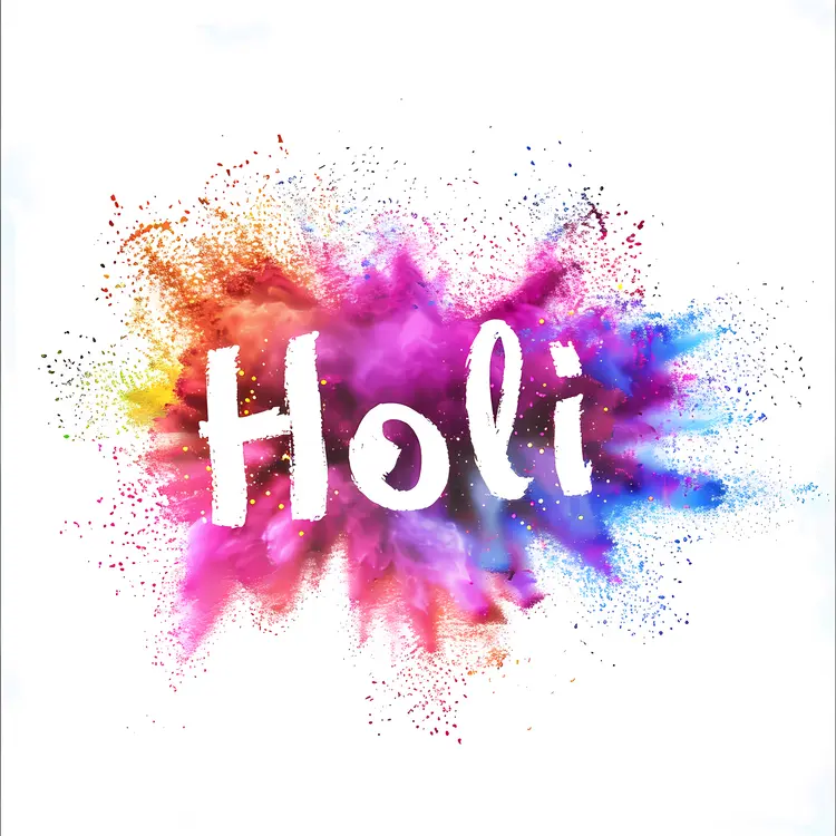 Holi Color Burst
