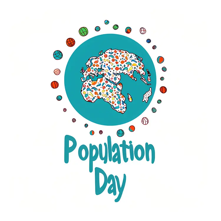 Population Day Global Awareness Stamp