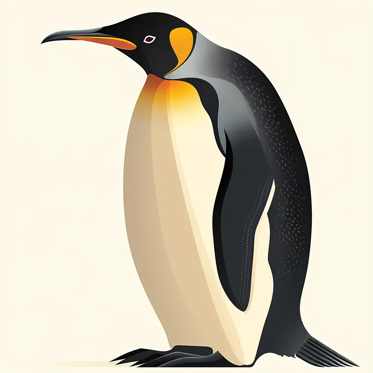 Elegant Standing Penguin