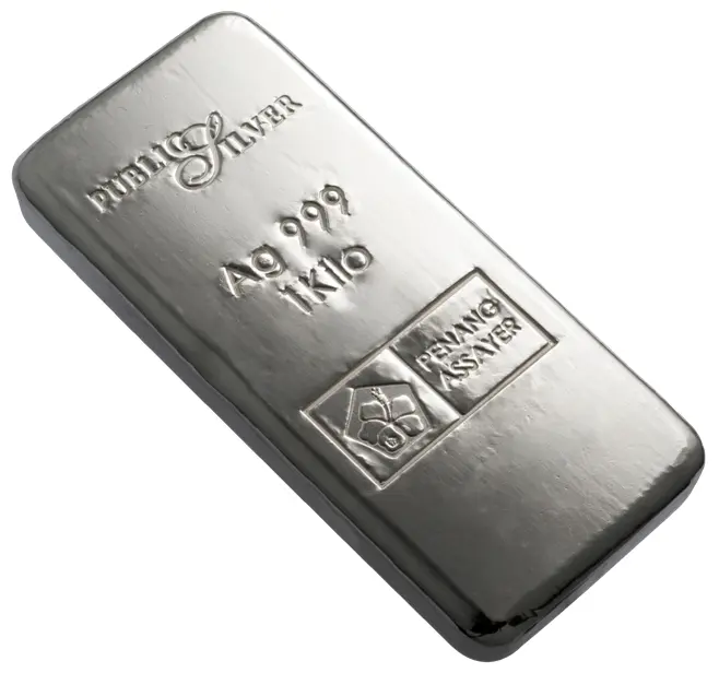 1kg Silver Bar Ingot