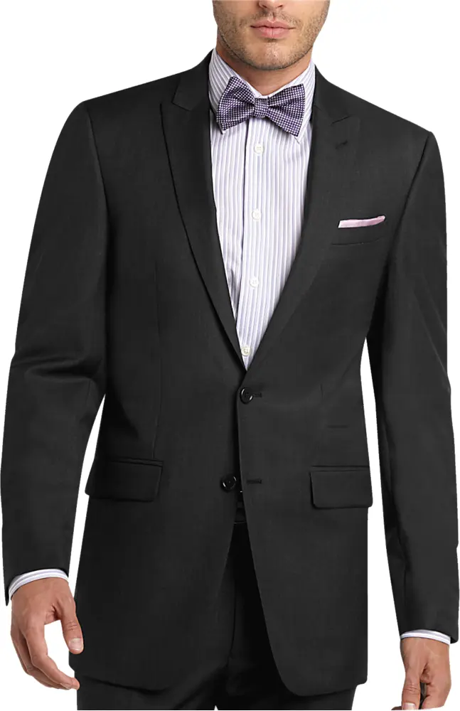 Man in Black Suit with Bow Tie