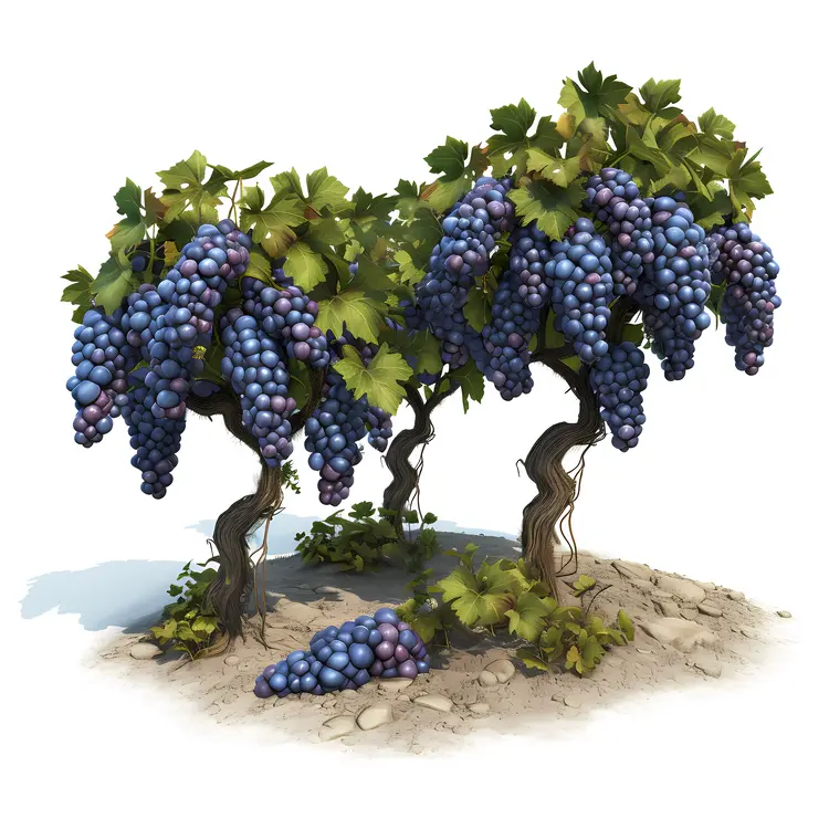 Grape Arbor in Garden