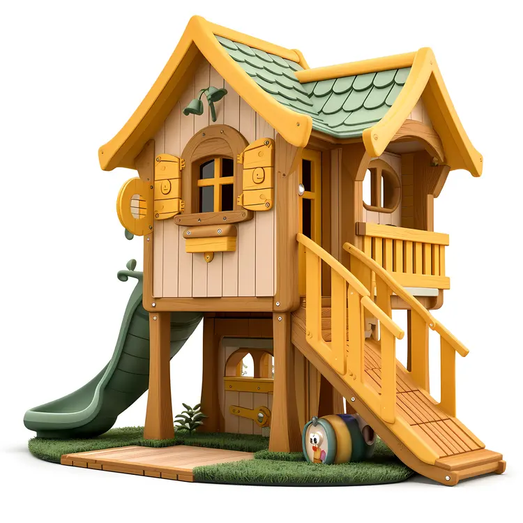 Small cute doodle house