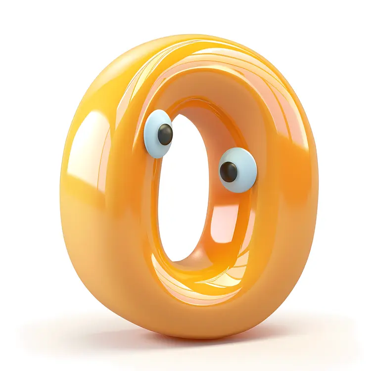 Orange Zero with Googly Eyes