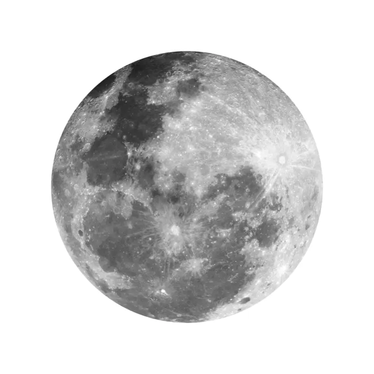 Full Moon in Space