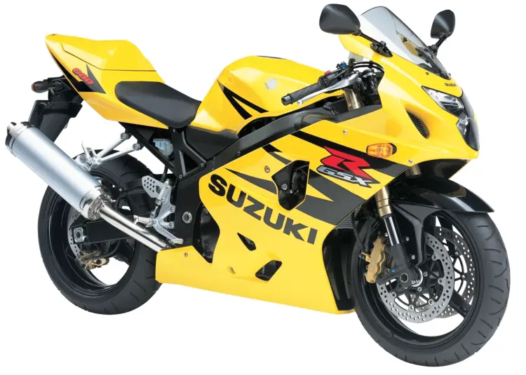 Yellow Sport Bike for High-Speed Racing