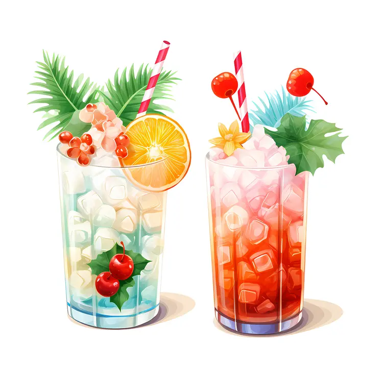 Refreshing Tropical Drinks