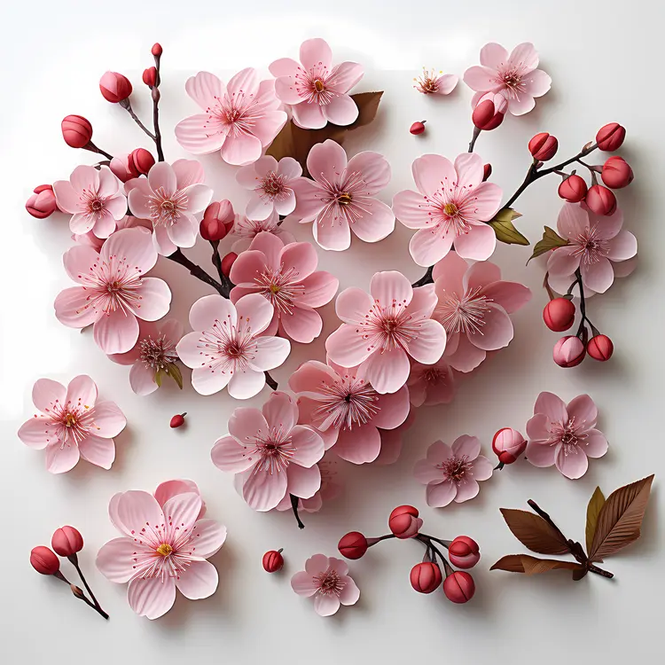 Beautiful Pink Cherry Blossom Flowers