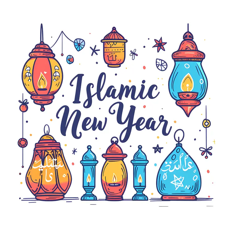 Festive Lanterns for Islamic New Year