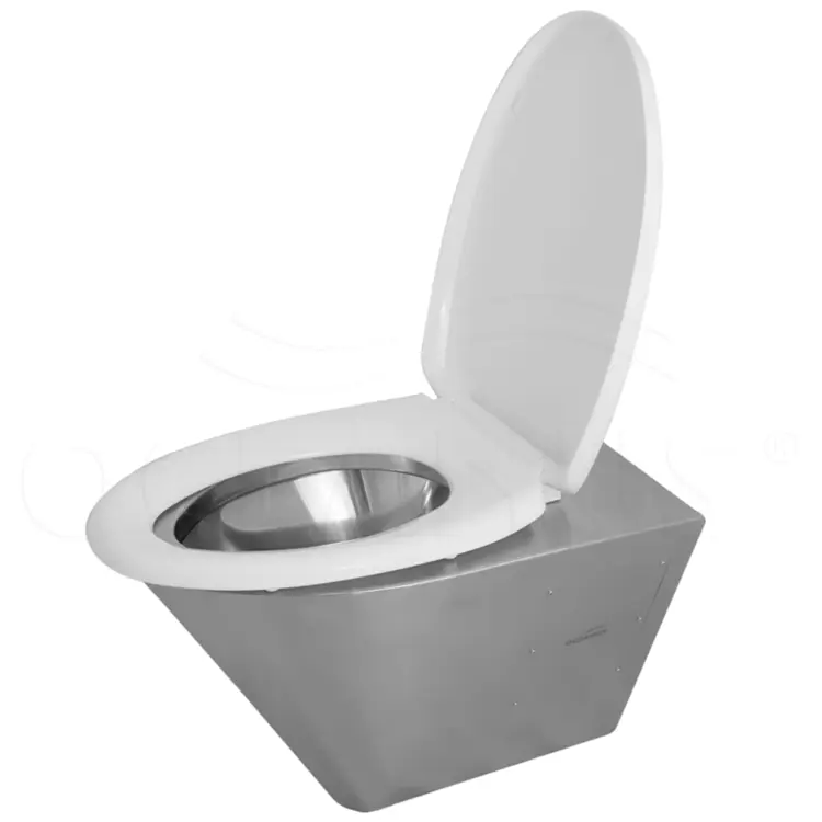 Stainless Steel Toilet with Seat for Modern Bathrooms