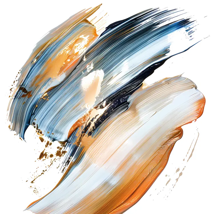 Vibrant Dynamic Brush Strokes