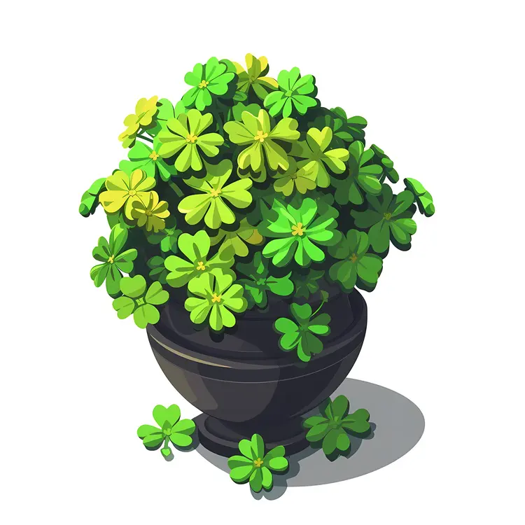 Potted Shamrock Plant