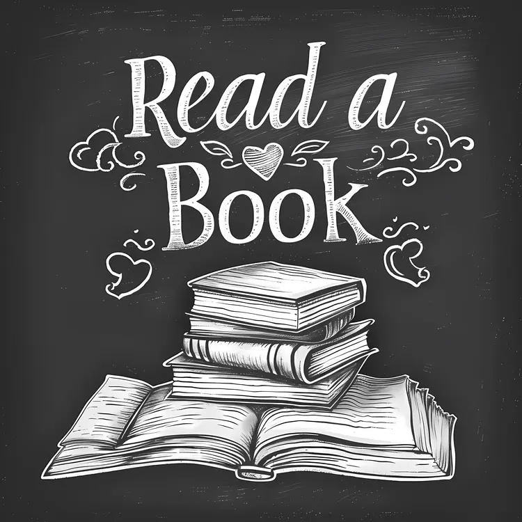 Read a Book Illustration