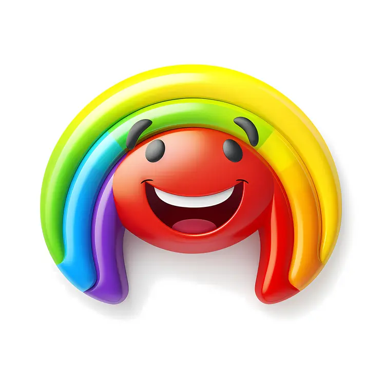 Smiling Rainbow for St. Patrick's Day