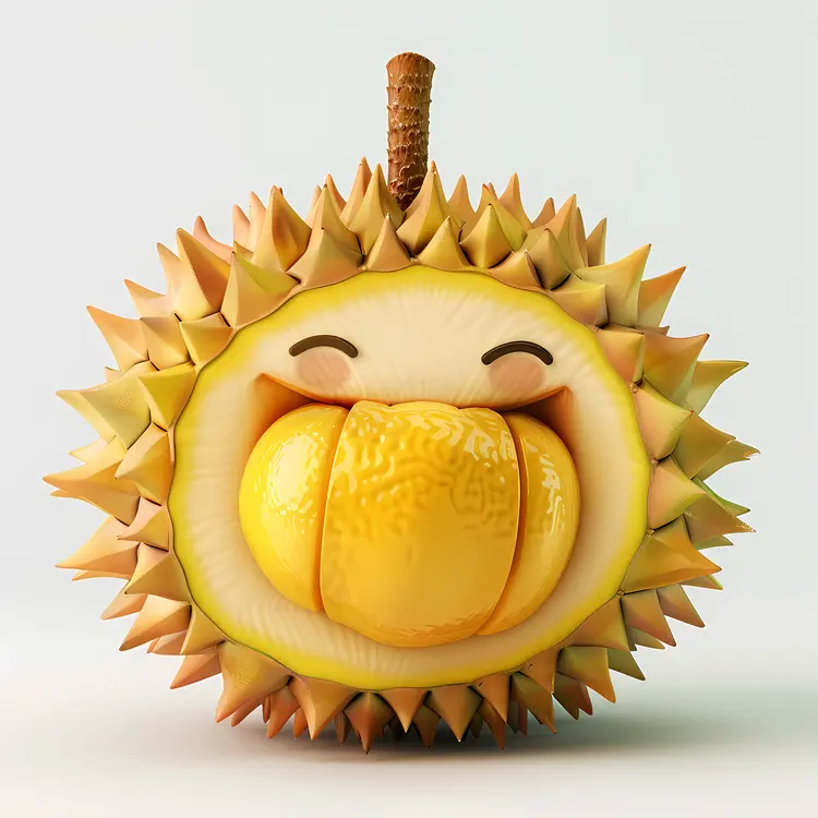 Smiling Spiky Durian