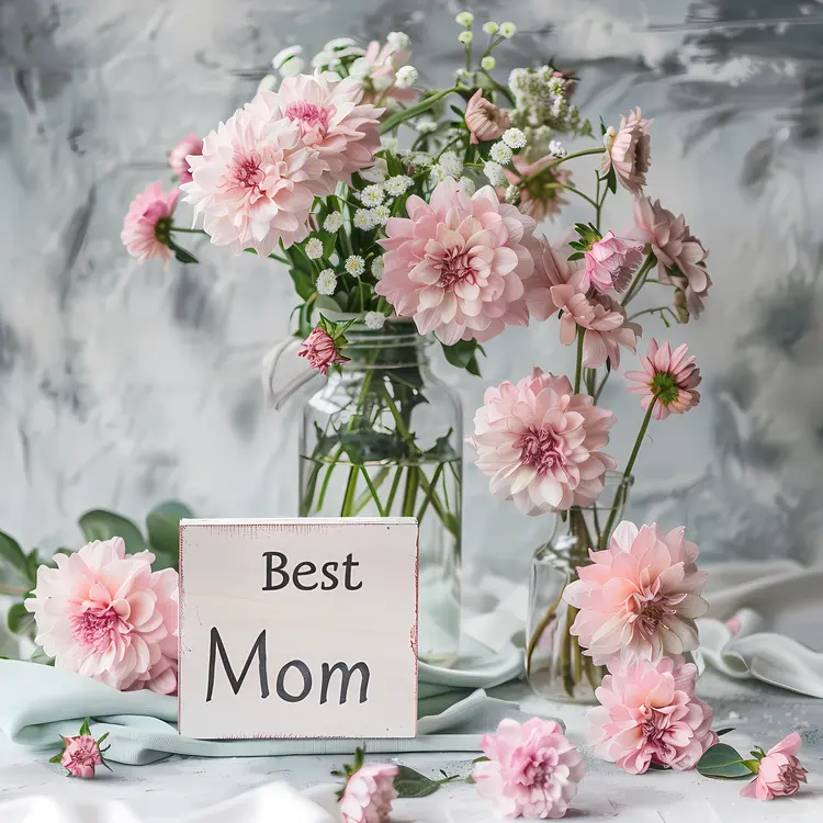 Beautiful Pink Flowers for Best Mom