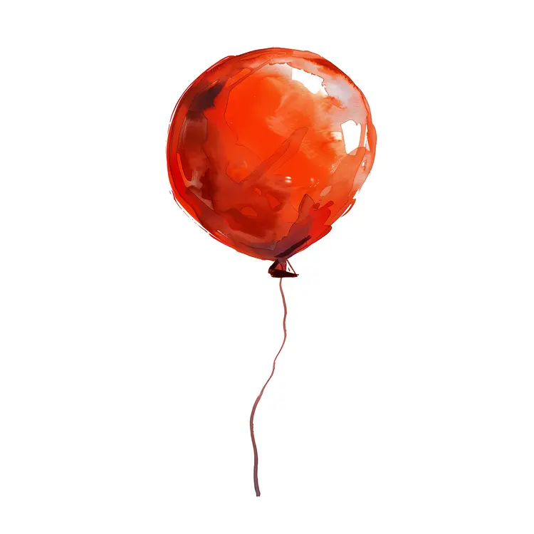 Red Floating Balloon