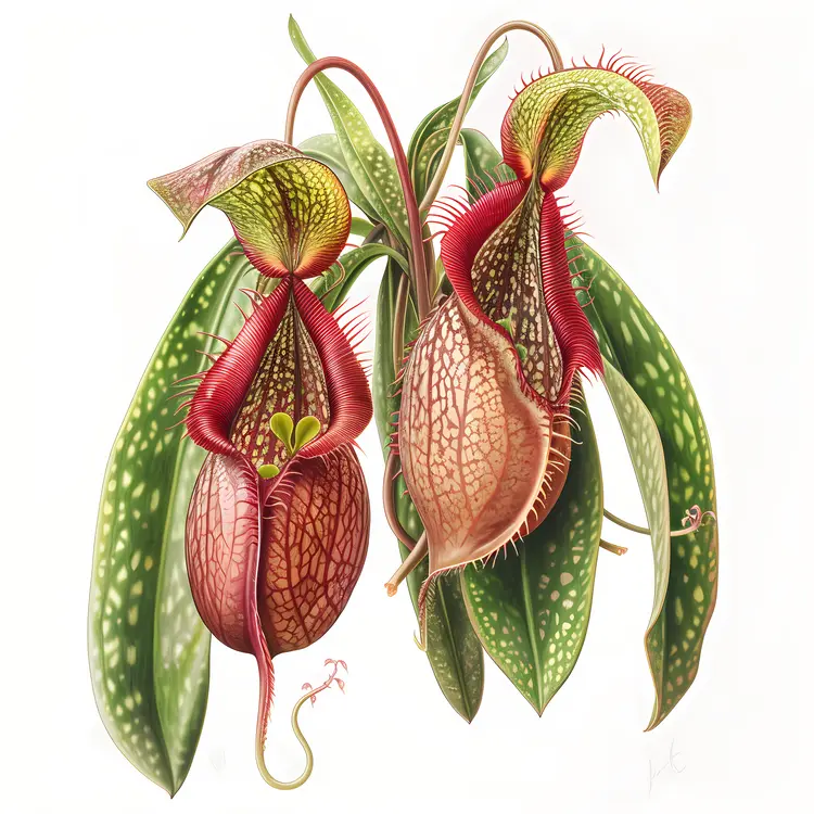 Green Carnivorous Pitcher Plant