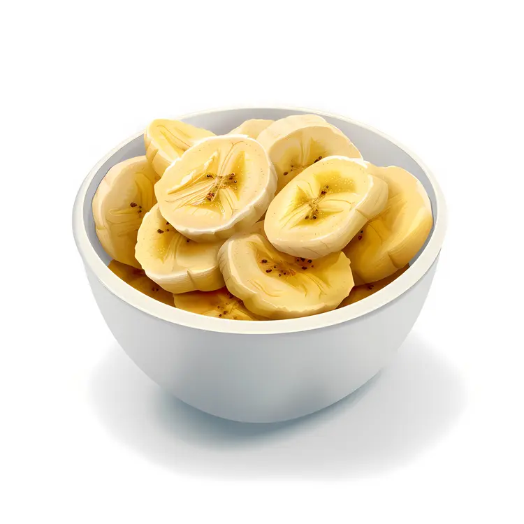 Bowl of Banana Slices