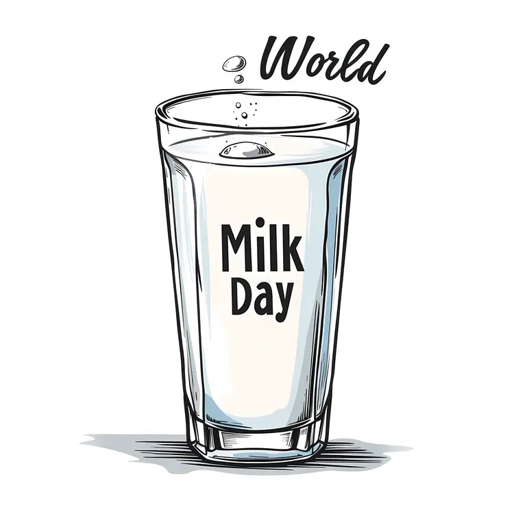 Glass of Milk for World Milk Day