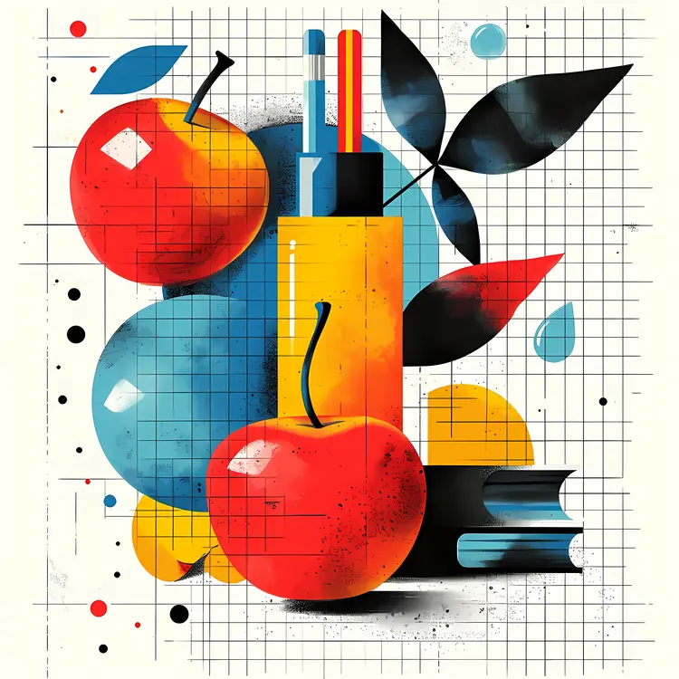 Abstract Fruit Art