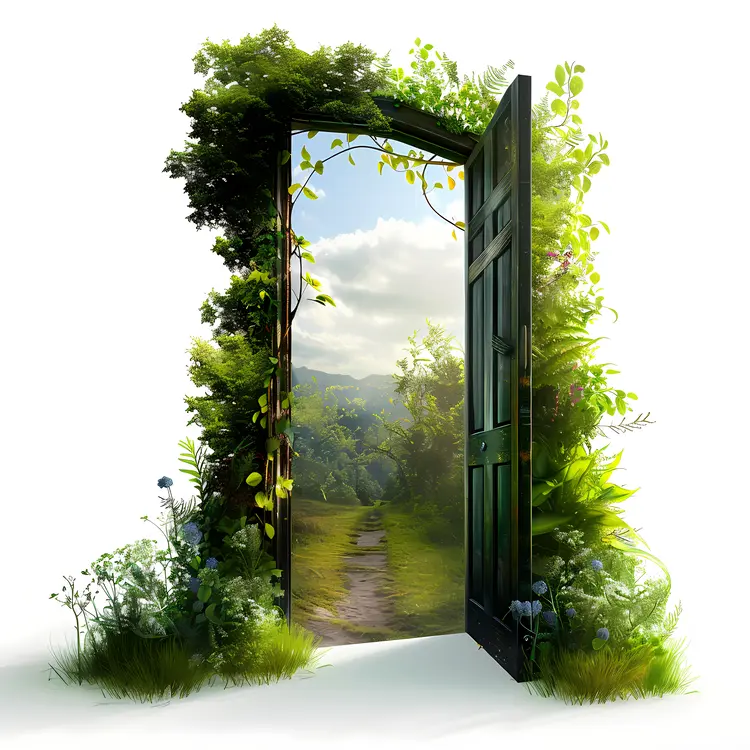 Green Door to the Scenic Path