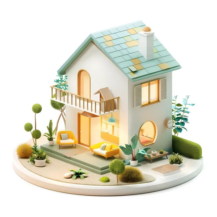 Small Cute Doodle House