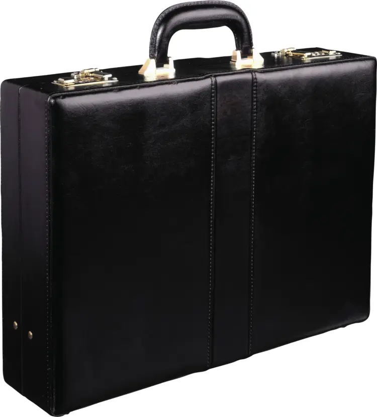 Black Leather Briefcase