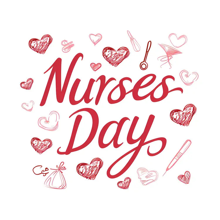 Nurses Day Celebration Doodles