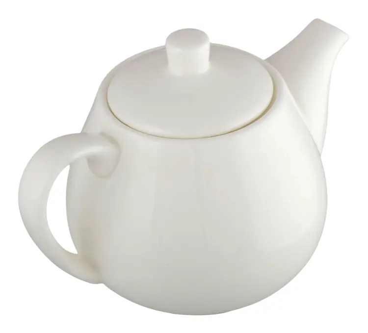White Ceramic Teapot