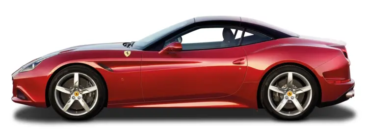 Sporty Red Car