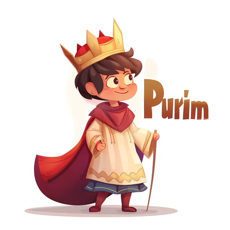 Boy in Costume for Purim