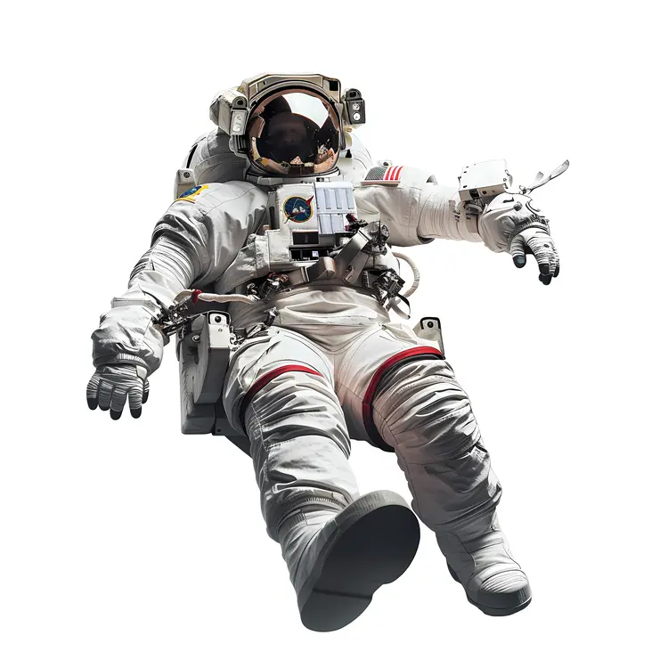 Astronaut Floating in Space