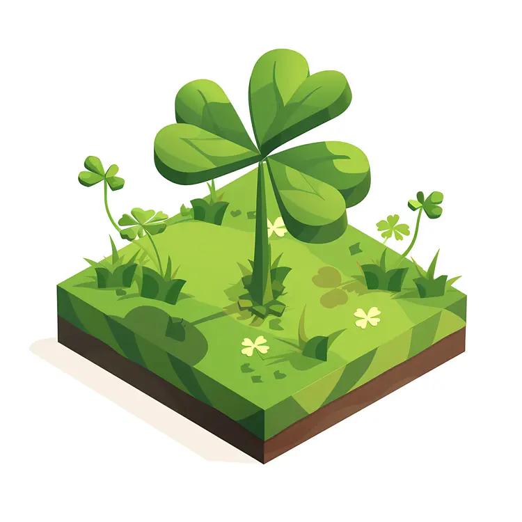 Clover Patch in a Field