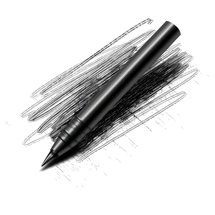 Black Marker with Scribbles