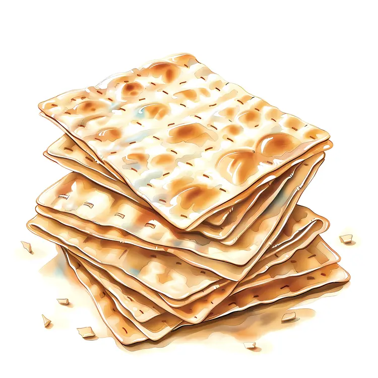 Stack of Crunchy Crackers