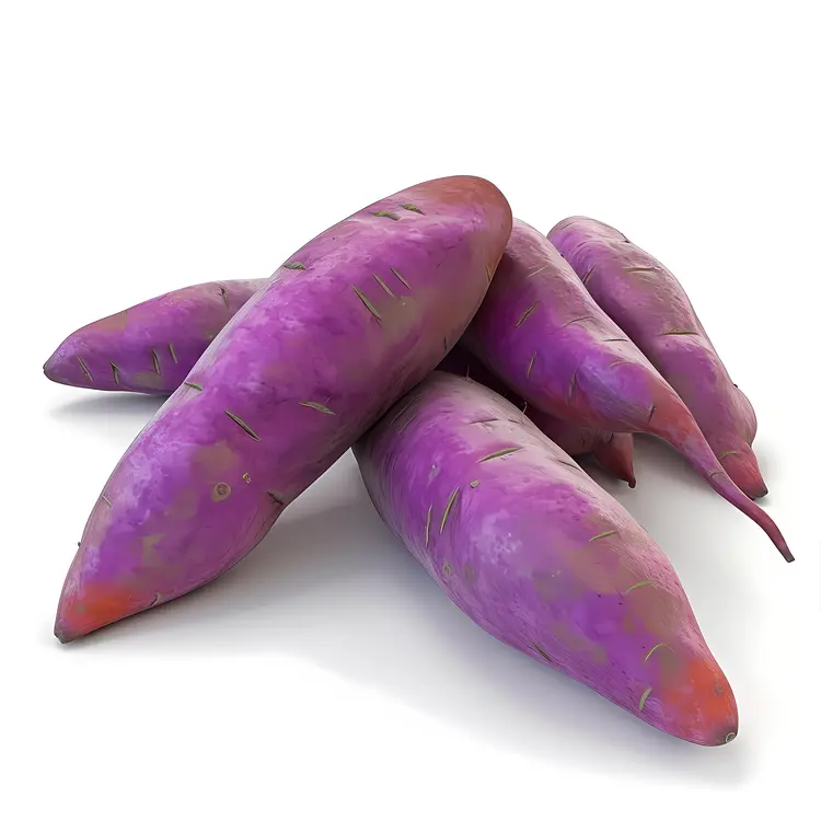 Fresh Purple Sweet Potatoes