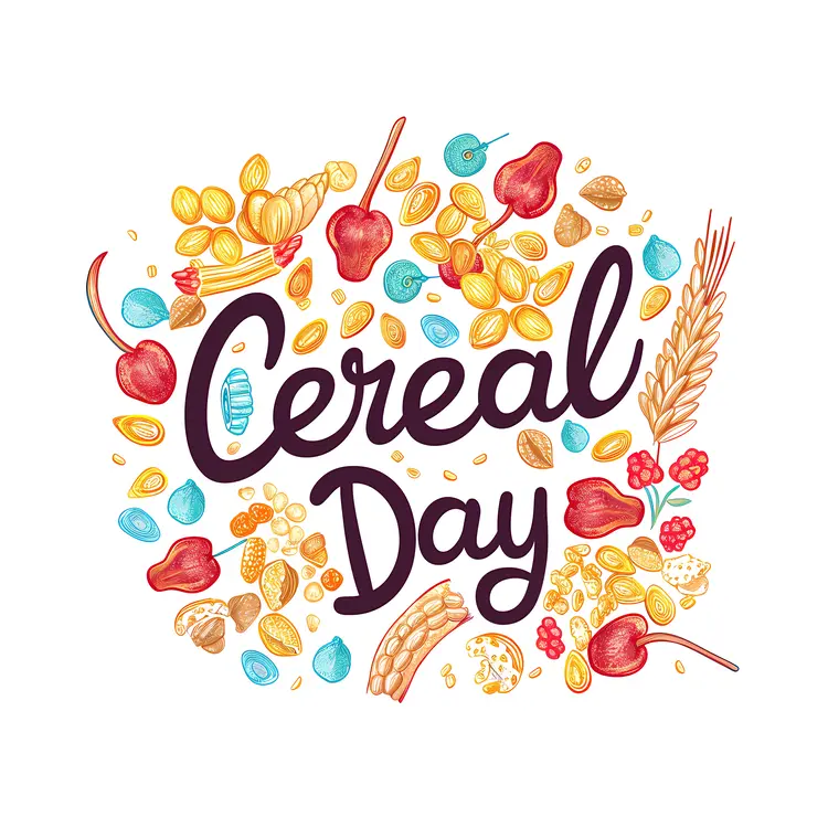 Colorful Cereal Day Celebration