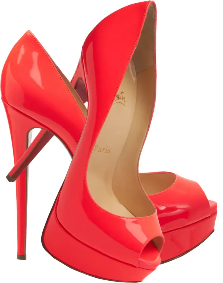 Elegant Red High Heel Shoes